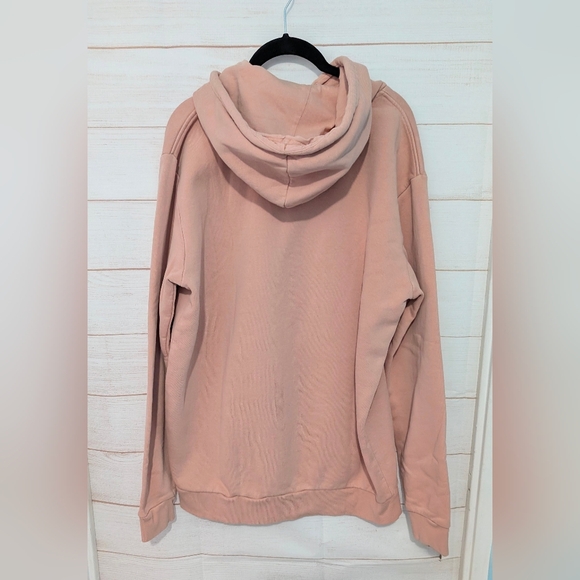 Euc Adidas Primegreen Salmon Kangaroo 🦘 Pocket Hoodie Size Large - Picture 7 of 15